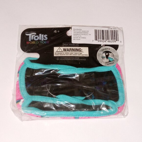 🎯 10 for $10 / Trolls Childrens Face Mask - Picture 3 of 5